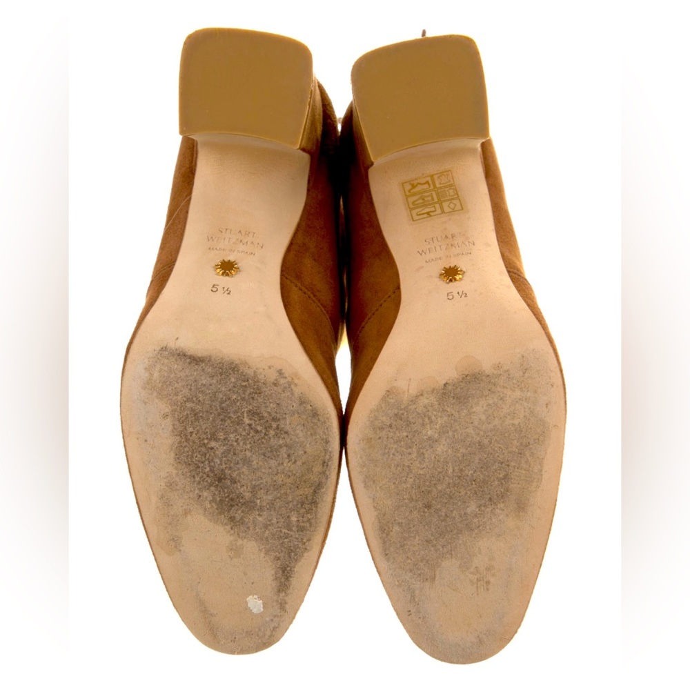 Stuart Weitzman Suede Over-The-Knee Sock Boots - image 5